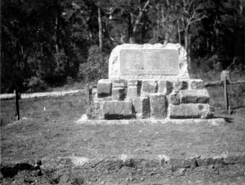 The War Memorial photographed c 1919